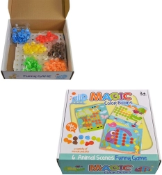 Mozaika su spalvotais trafaretais, 96 dalių