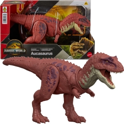 Dinozauro figūrėlė Jurassic World Rebirth Aucasaurus 32,5 cm – Wild Roar iš Mattel