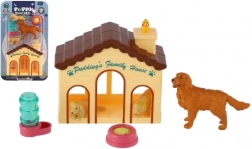 Puppy Playset – šunelių namelis su priedais