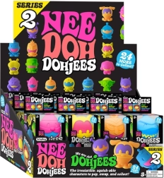 Schylling NeeDoh Dohjees 2 serijos spaudžiami kolekciniai pabaisiukai