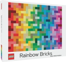 Chronicle Books dėlionė LEGO vaivorykštės kaladėlės 1000 dalių