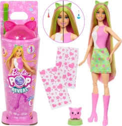 Barbie Pop Reveal Shakes lėlė su kačiuku ir priedais