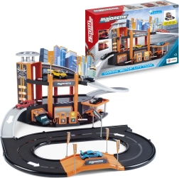 Didelis garažo rinkinys Motor City Plus su miesto automobiliuku