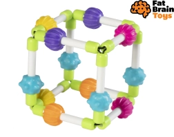 Fat Brain minkštas jutiminis žaislas Quubi kūdikiams