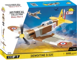 COBI Dewoitine D.520 konstruktorius (1:32), 335 detalių