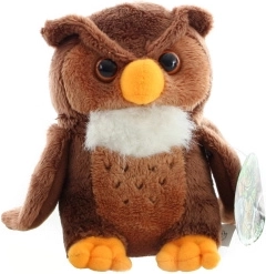 Plush Owl 18 cm – super-soft cuddle buddy for kids and adults