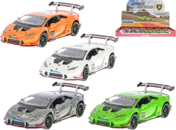 Metalinio modelio Lamborghini Huracán LP620-2 1:36 su atgaline eiga, 12 cm