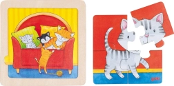 Wooden Bunny Puzzle by GOKI
