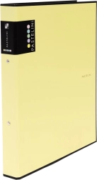 A4 Binder PASTELINI Yellow, 2-ring Laminated