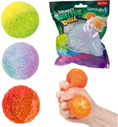 Antistresinis spaudomas kamuoliukas su samaniniu paviršiumi, 7,5 cm