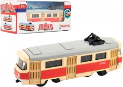 Tramvajus Tatra T3 čekiškas metalinis retro modelis
