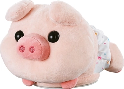 Kartojantis ir važinėjantis paršelis su efektais, 20 cm