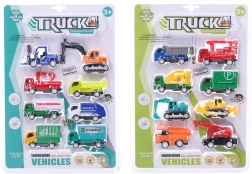 8 transporto priemonių rinkinys su atitraukimo mechanizmu