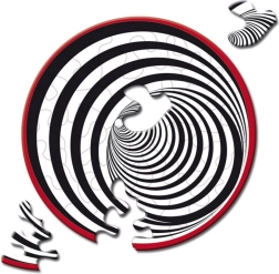 Curiosi round puzzle Picoli Tunnel 33 pieces