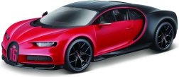 Bburago 1:32 BUGATTI CHIRON Sport raudonas metalinis modelis