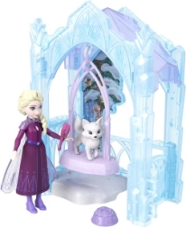 Frozen lėlė Elsa ir ledo slėptuvė – žaidimų rinkinys