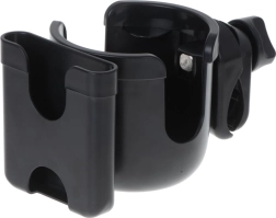 Universalus buteliuko ir telefono laikiklis vežimėliui arba dviračiui 2 viename