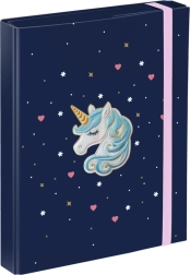 A5 School Notebook Folder BAAGL Unicorn Gold
