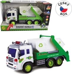 MaDe Šiukšlių Surinkimo Automobilis su Konteineriu ir Inercine Pavara