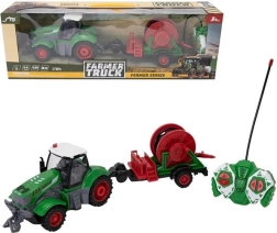 Nuotolinio valdymo traktorius su laistymo žarna