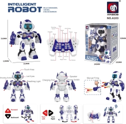 Interaktyvus robotas su šaudymo funkcija A08