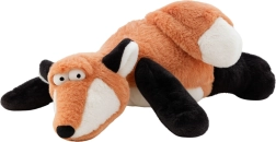 Pliušinė meili lapė, šviesiai rusva, 42 cm