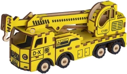 Woodcraft medinis 3D dėlionė – kranas