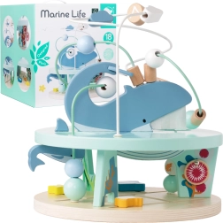 Medinis labirinto žaislas Jūrų pasaulis vaikams nuo 18 mėn.