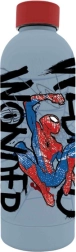 Nerūdijančio plieno gertuvė su 3D SPIDERMAN spauda 500 ml