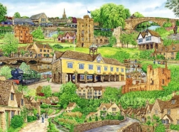 Ravensburger dėlionė „Pabėgimas į Cotswolds“ 500 detalių