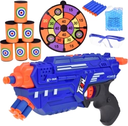 Žaislinis pistoletas SPACE GUN su putų ir geliniais šoviniais