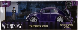 Metalinis modelis Wednesday – Volkswagen Beetle 1:24 su figūrėle