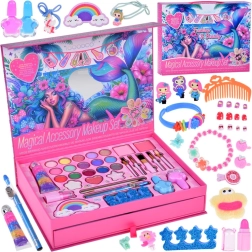 Didelė grožio rinkinys Undinėlė akių šešėliai, lakai, segtukai, plaukų gumytės