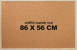 Kamštinė dėlionės lentelė Victoria 86 × 56 cm