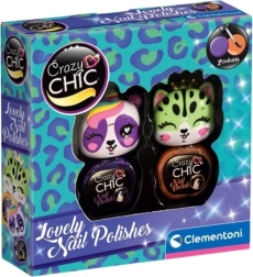 Clementoni Crazy Chic Beauty: nagų lakų rinkinys Lovely – Sada
