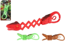 Teleskopinės dinozauro replės vaikams, plastikas, 21 cm