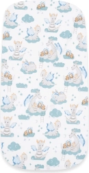 Medvilninė paklodė vežimėliui New Baby Dráček 35 × 75 cm