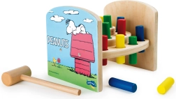 Medinė Peanuts kaladėlė-kalimo žaislas su Snoopy motyvu