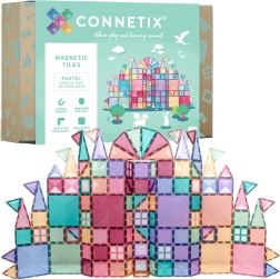 Connetix pastelinis kūrybinis magnetinių kaladėlių rinkinys, 120 dalių