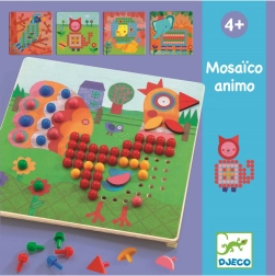 Artistic Set Mosaic Animals