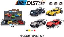 Metalinis lenktyninio automobilio modelis su atgalinio užvedimo funkcija