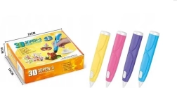 3D Pen with Filament, Stand and USB Cable - 1 Piece