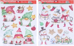 Langų dekoracijos Kalėdų miksas 41 × 29 cm