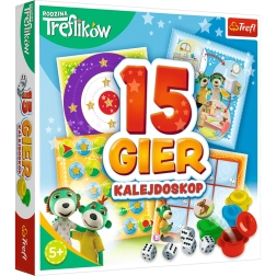 Kaleidoscope 15 Games TREFLIKI – Family Board Game