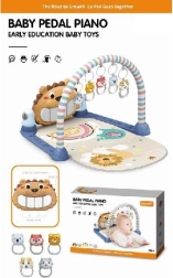 Interaktyvus žaidimų kilimėlis su pianinu – gyvūnų motyvas