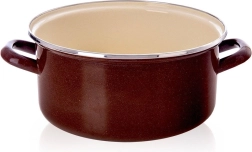 Emaliuotas puodas Brown 26 cm, 5 l ORION