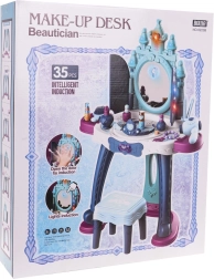 Vaikiškas tualetinis staliukas su šviesomis ir garsais + priedai