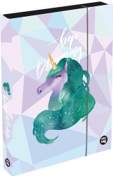 A4 sąsiuvinių dėklas Jumbo Oxy Sherpy Unicorn