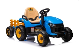 Blue Electric Ride-On Tractor