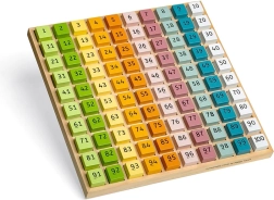 Bigjigs Toys medinis skaičių rinkinys 1–100 FSC